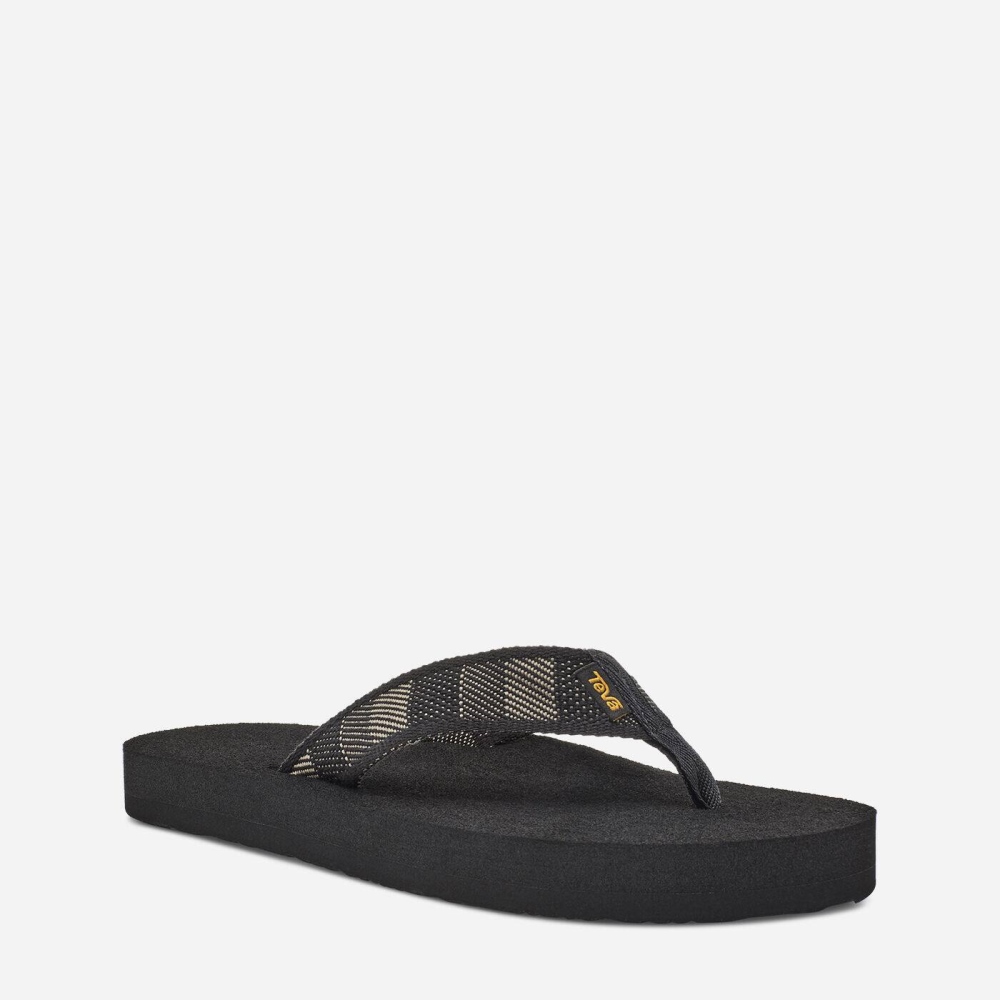 Teva Original Mush Men's Black Sandals CA49741 Canada Sale